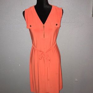 Emma & Michele orange dress